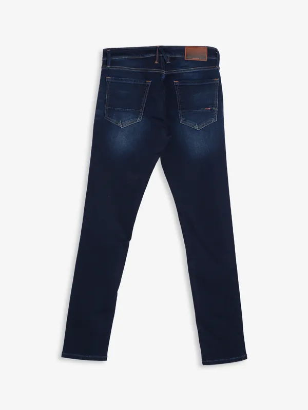 Killer navy washed skinny jeans