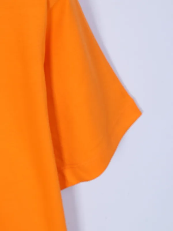 Killer orange half sleeves cotton t shirt