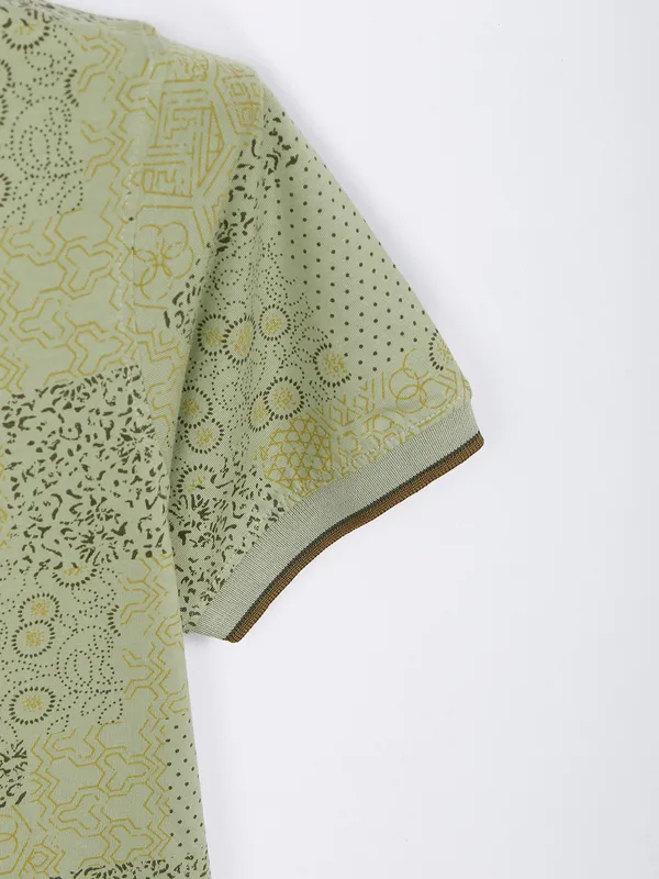 Killer pista green printed t shirt