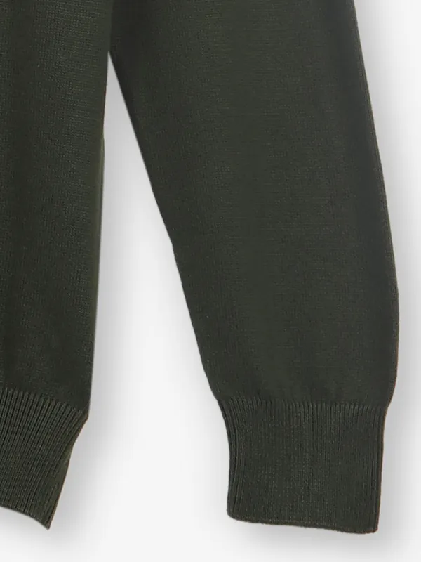 KILLER plain green cotton t-shirt