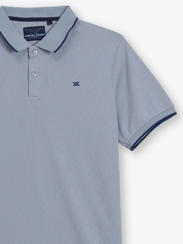KILLER powder blue cotton t-shirt