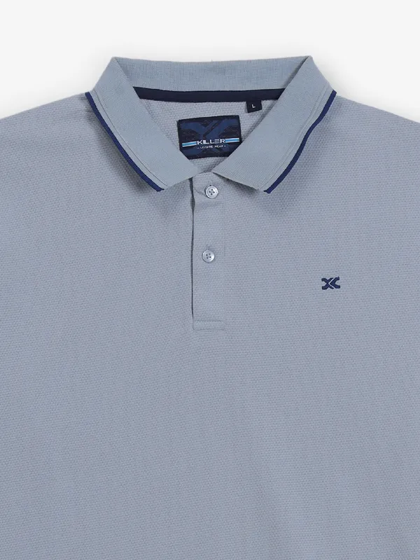 KILLER powder blue cotton t-shirt