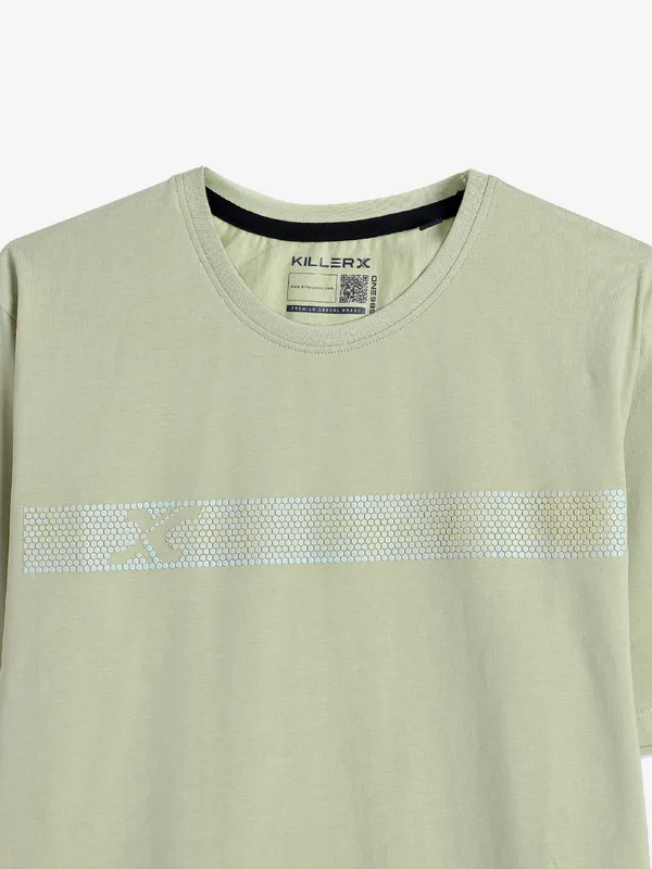 Killer sage green cotton t-shirt