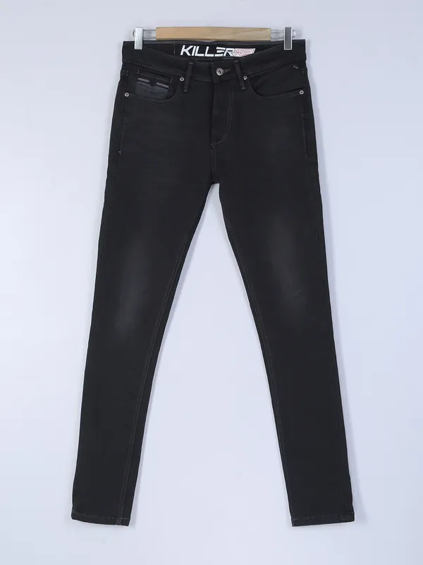 Killer skinny fit black washed jeans