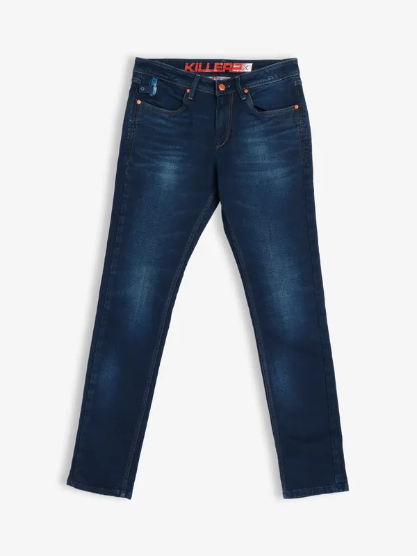 Killer skinny fit navy washed jeans