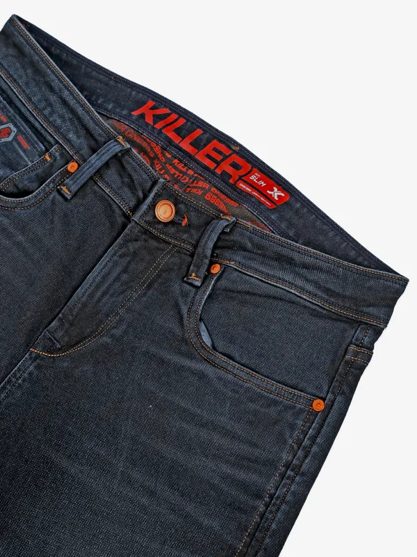 Killer slim fit black washed jeans