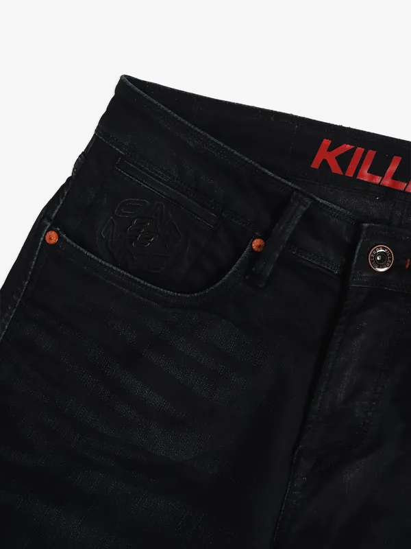 KILLER dark navy slim fit solid jeans