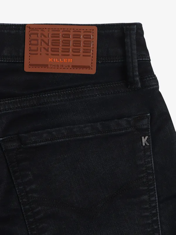 KILLER dark navy slim fit solid jeans