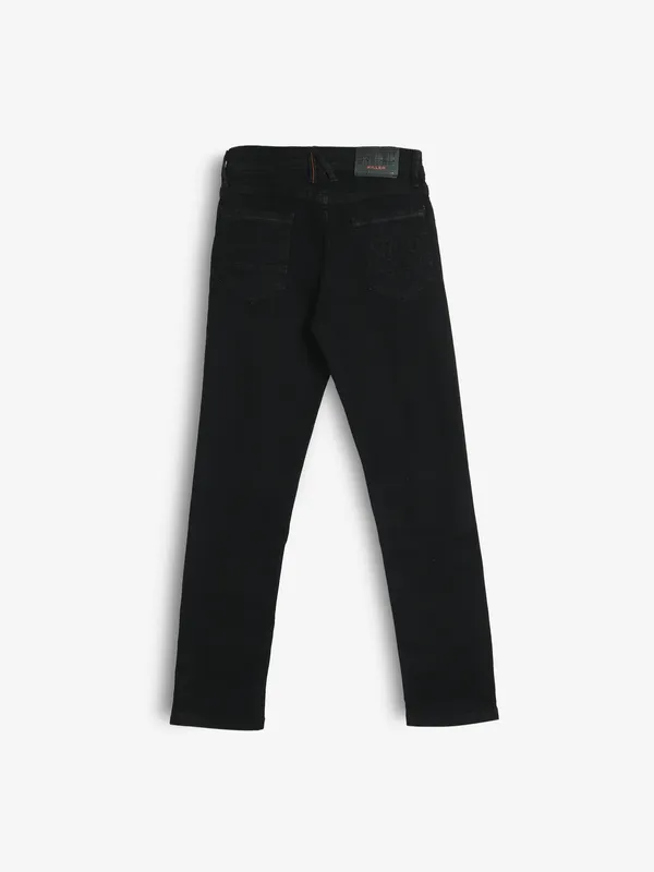 KILLER slim fit solid black jeans