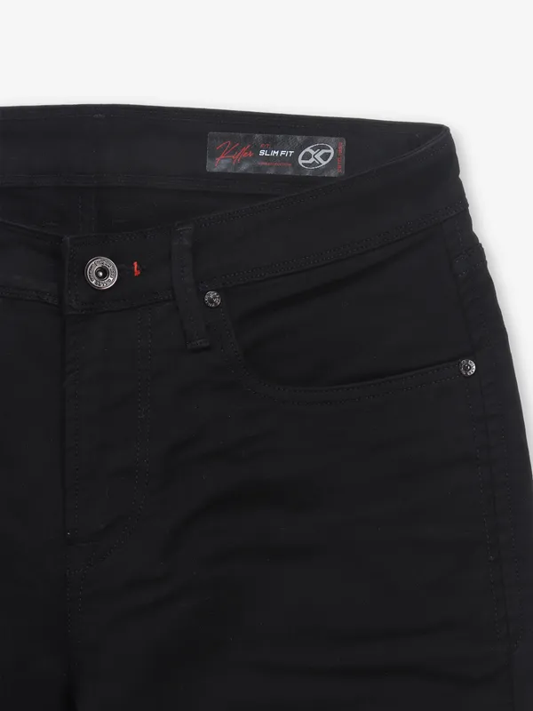 KILLER solid black denim jeans