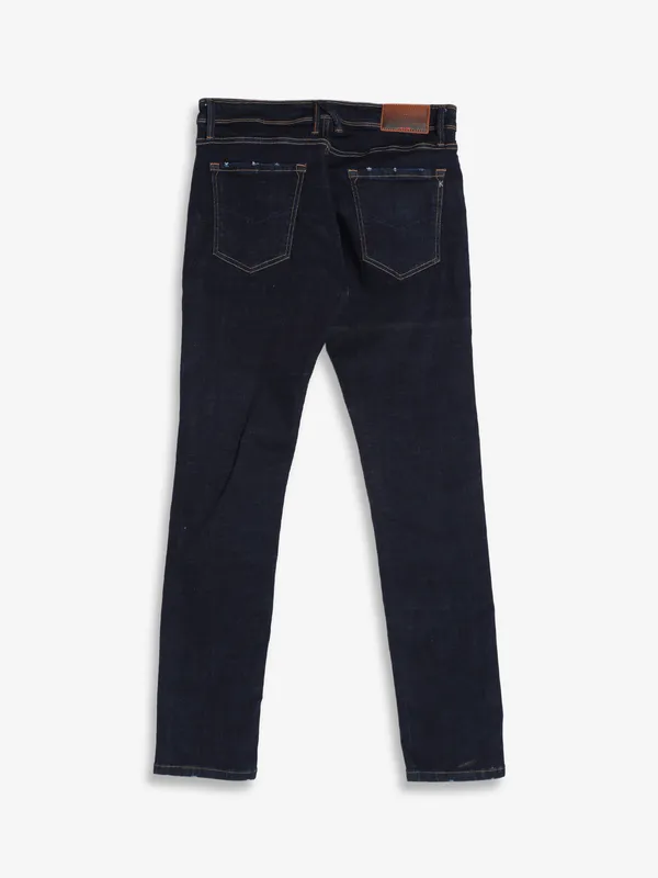 Killer solid navy skinny fit jeans