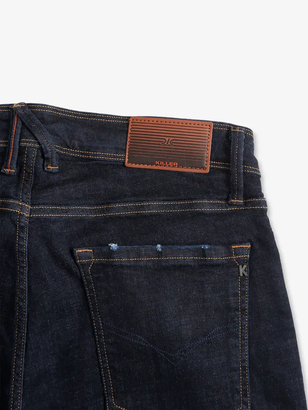 Killer solid navy skinny fit jeans