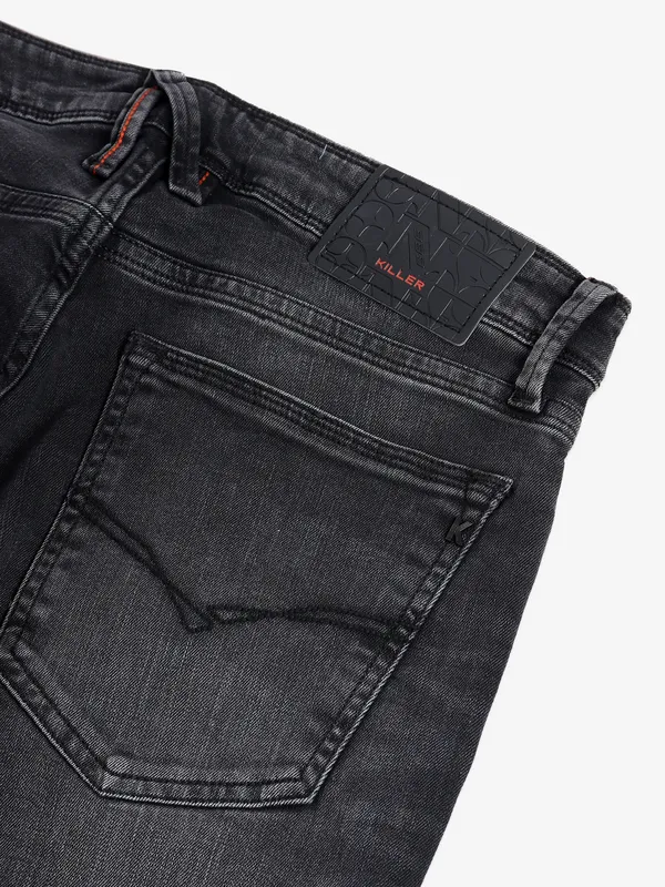 Killer washed black slim jeans