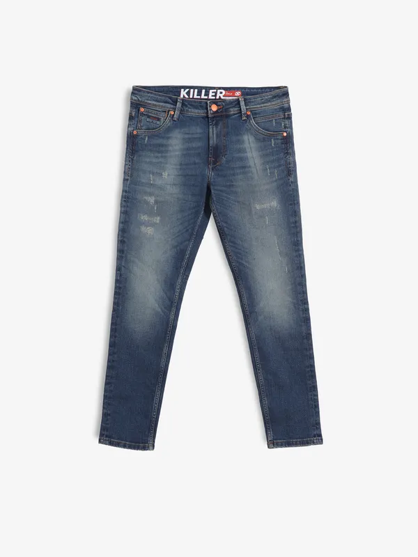 KILLER washed blue ankle fit jeans