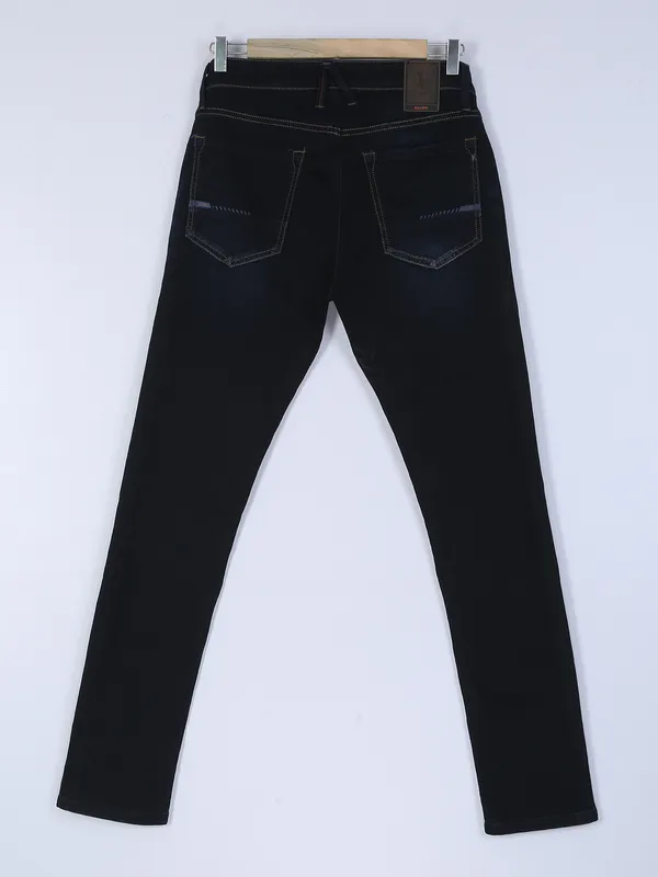 Killer washed skinny fit jeans in navy