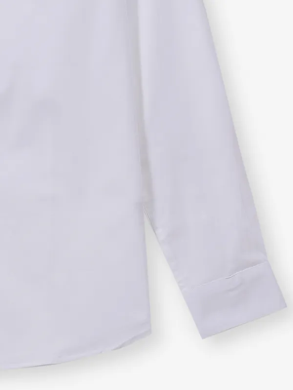 KILLER white plain cotton casual shirt