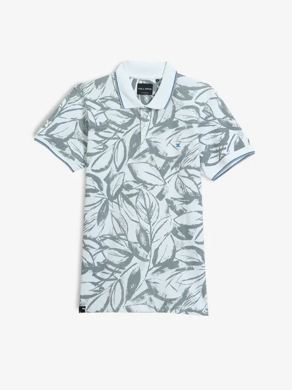 KILLER white printed t-shirt in cotton