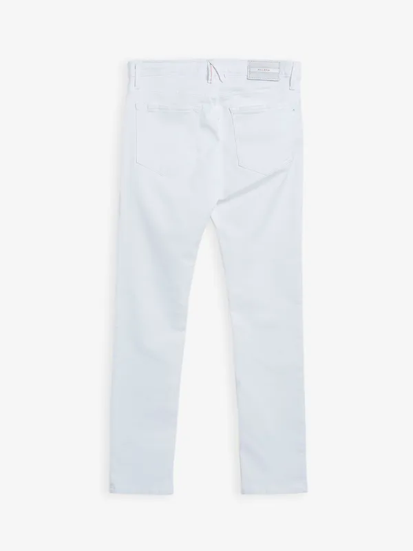 Killer white solid skinny fit jeans