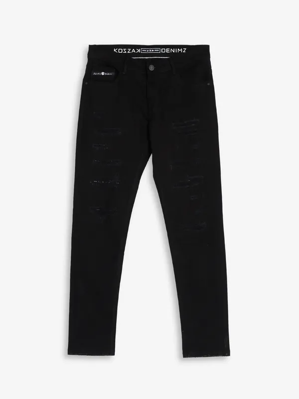 Kozzak black ripped jeans