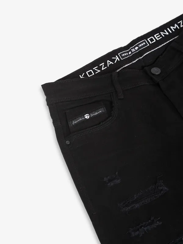 Kozzak black ripped jeans