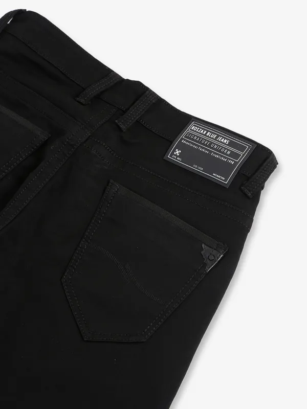 Kozzak black solid jeans