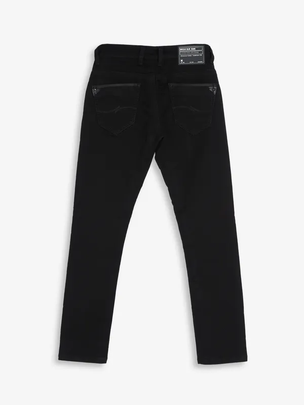 Kozzak black solid jeans