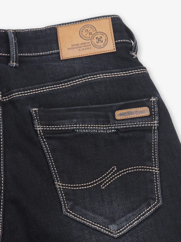 KOZZAK black washed denim jeans