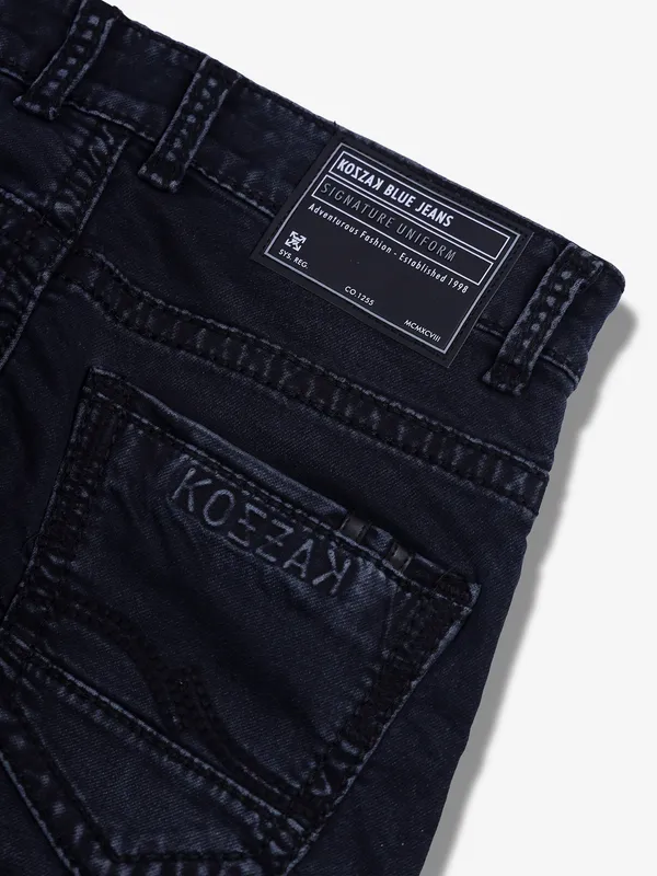 KOZZAK black washed skinny jeans