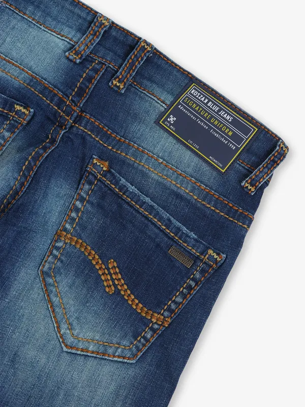KOZZAK blue washed denim jeans