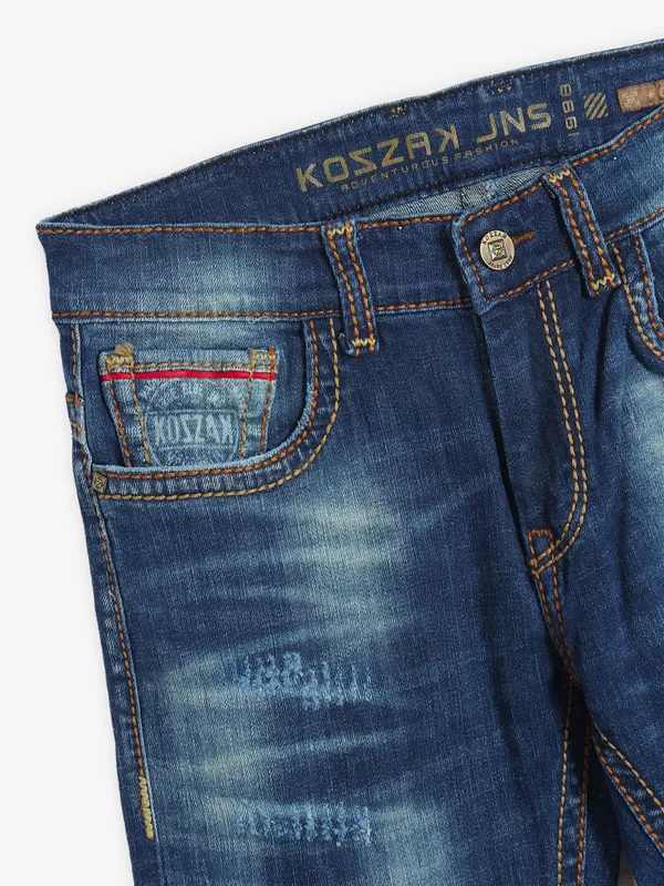 KOZZAK blue washed denim jeans