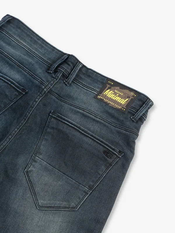 Kozzak charcoal grey washed jeans
