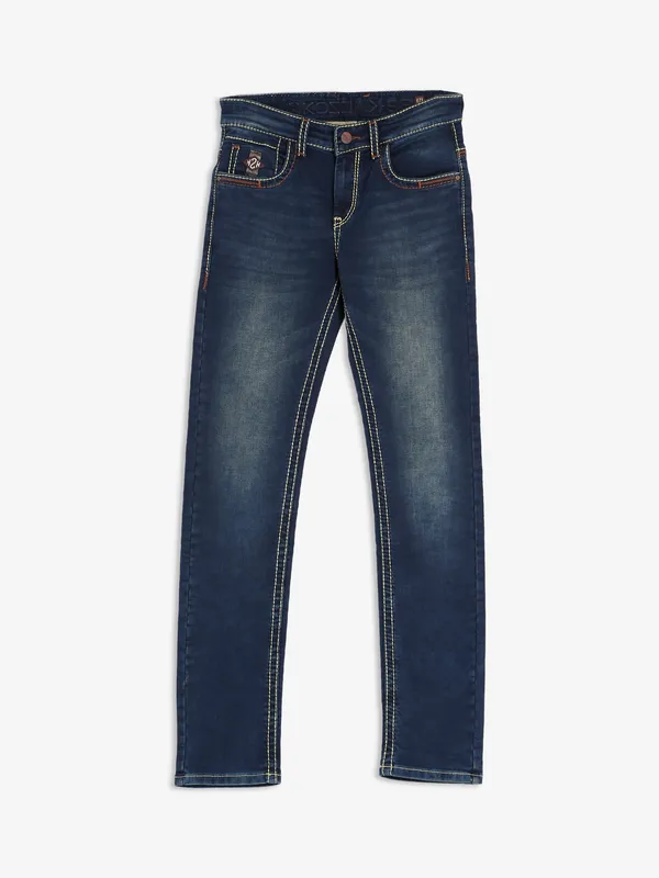 Kozzak dark blue straight jeans