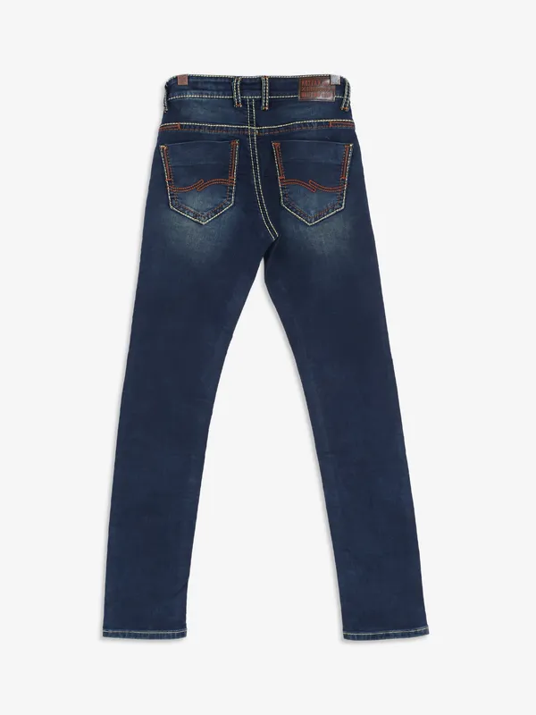 Kozzak dark blue straight jeans
