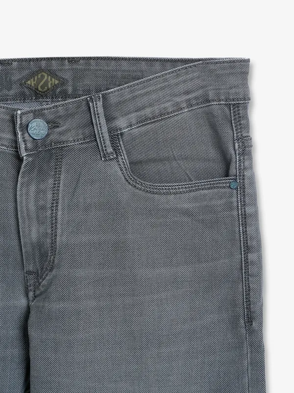Kozzak grey washed super skinny fit jeans