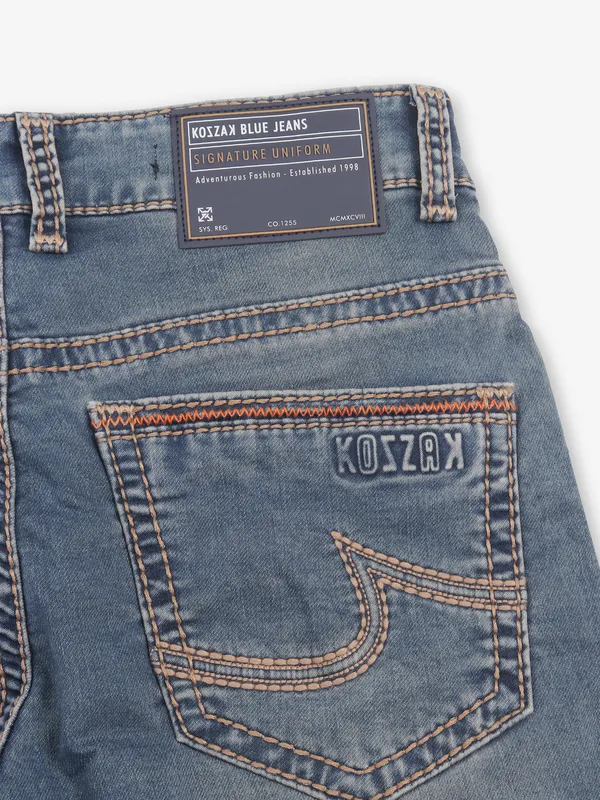 KOZZAK light blue washed denim jeans