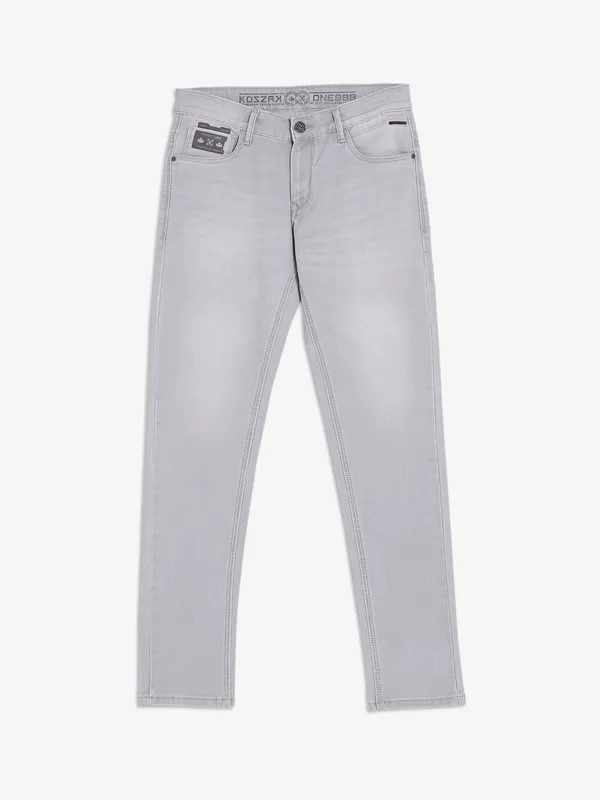 Kozzak light grey super skinny fit jeans