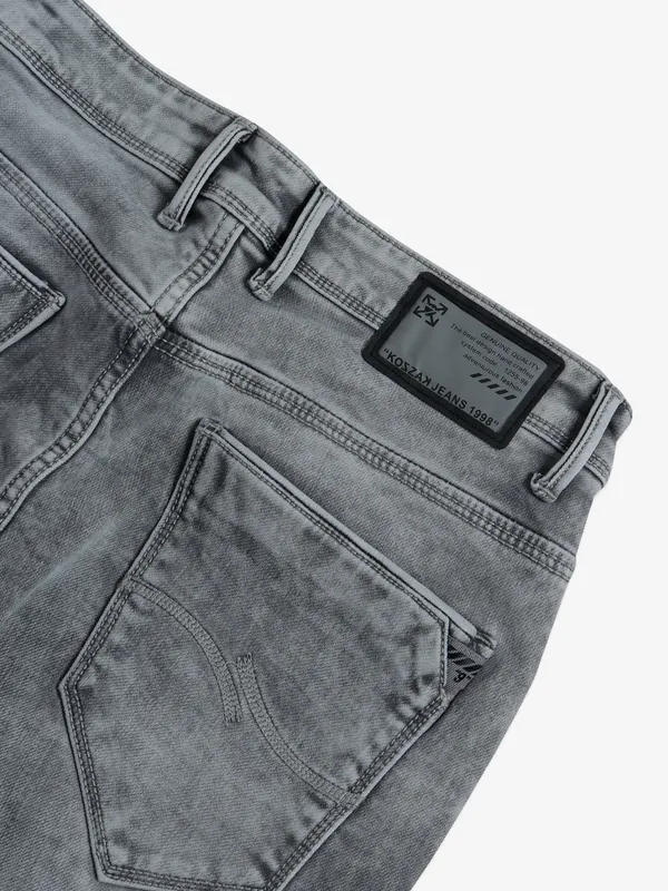 Kozzak super skinny fit grey jeans