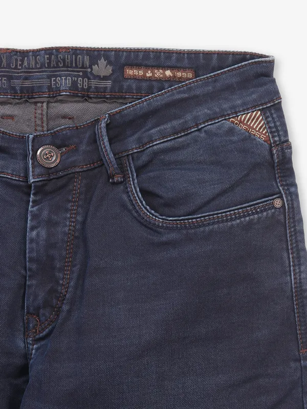 KOZZAK vintage blue washed super skinny fit denim