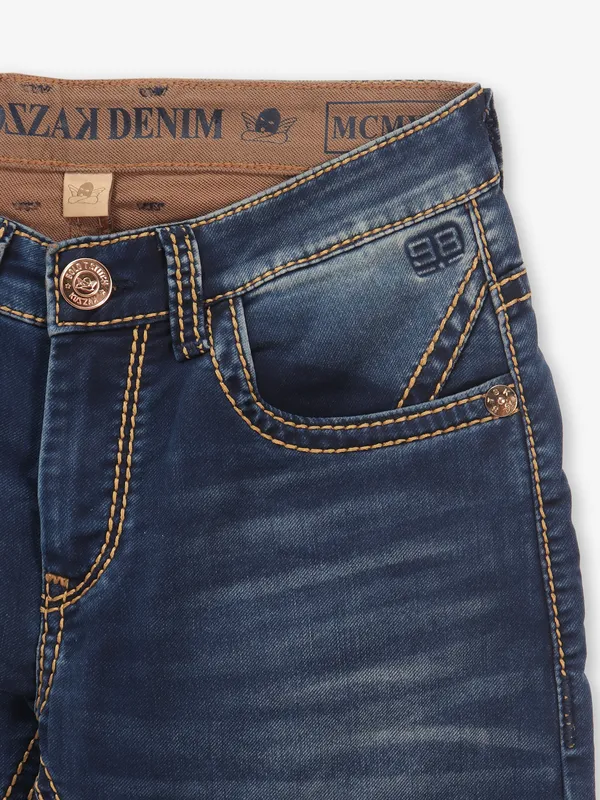 KOZZAK vintage navy blue super skiiny denim
