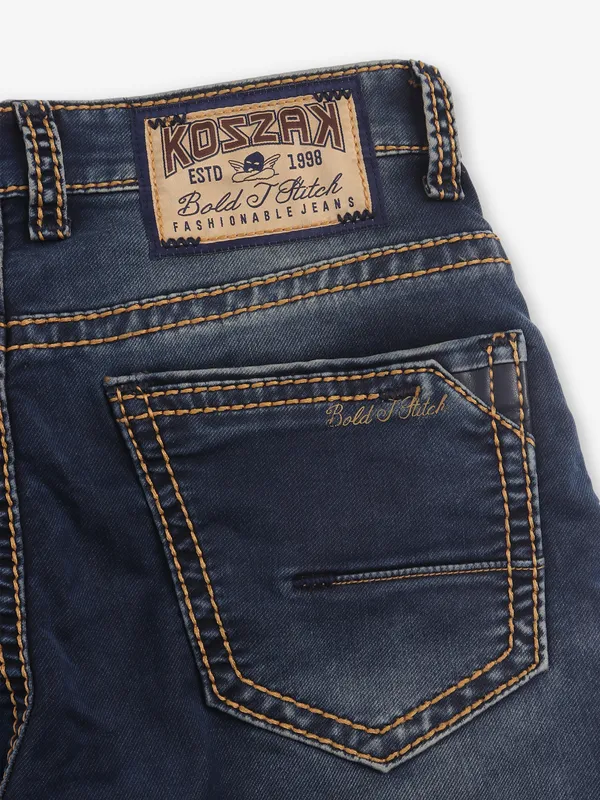 KOZZAK vintage navy blue super skiiny denim
