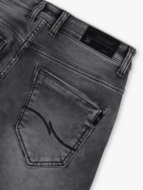 KOZZAK washed black denim jeans in skinny fit