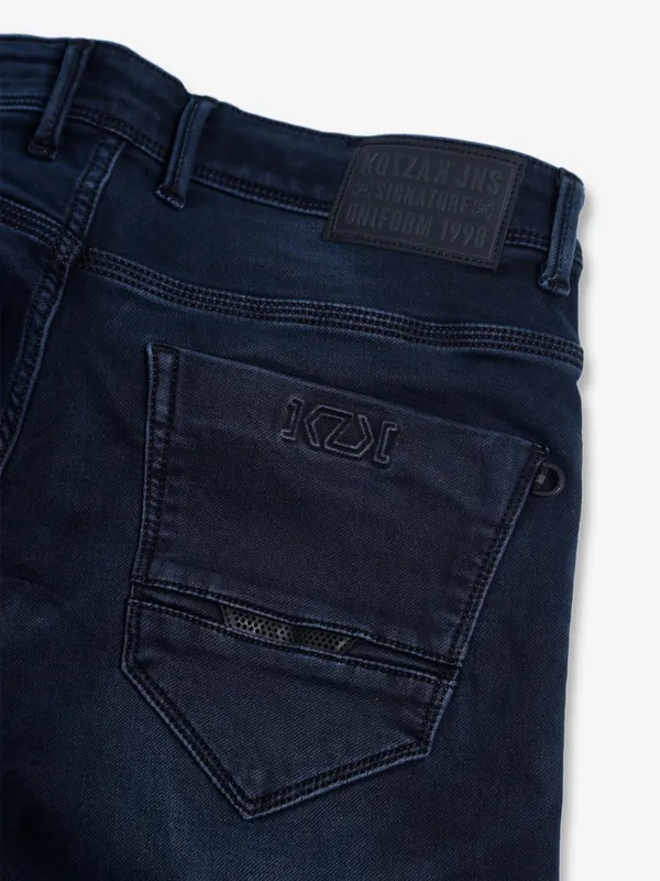 Kozzak washed dark navy jeans