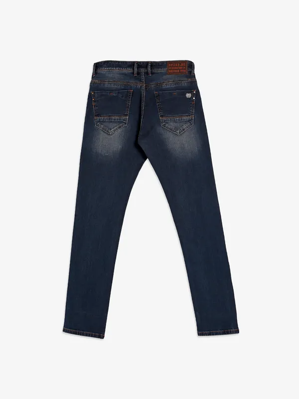 Kozzak washed dark grey jeans