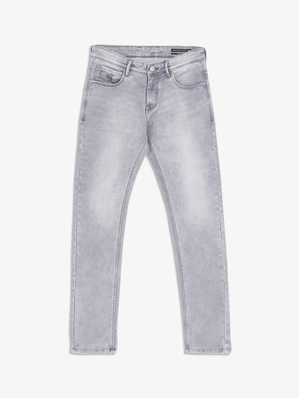 Kozzak washed super skinny fit grey jeans