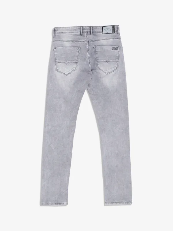 Kozzak washed super skinny fit grey jeans