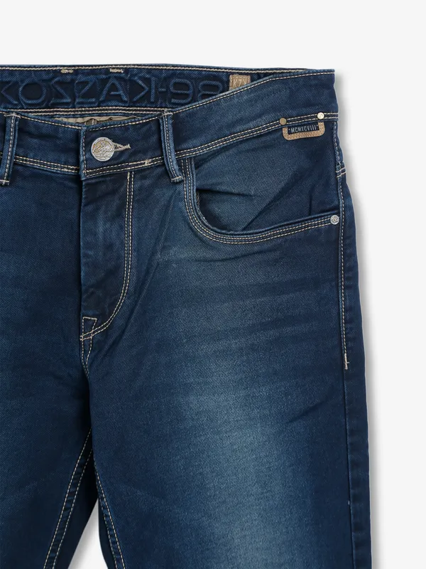 Kozzak washed super skinny fit jeans in navy