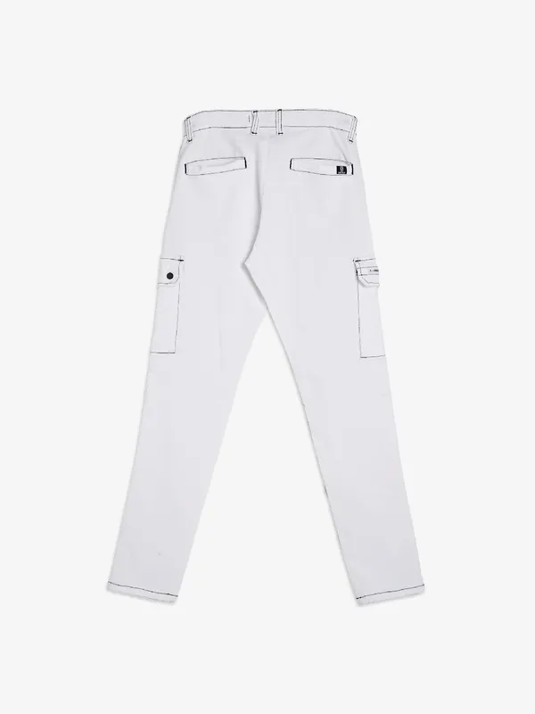 Kozzak white cargo jeans