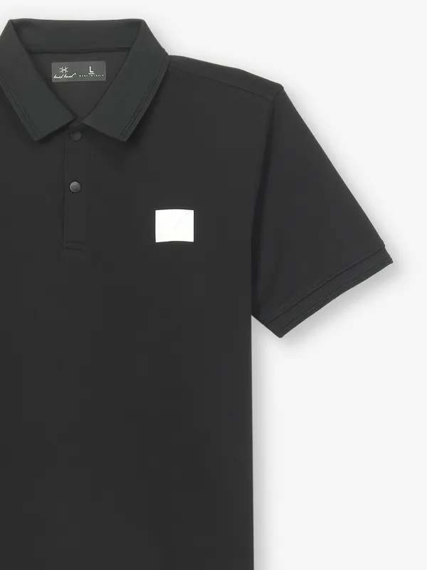KUCH KUCH black cotton slim fit t-shirt