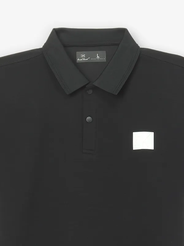 KUCH KUCH black cotton slim fit t-shirt
