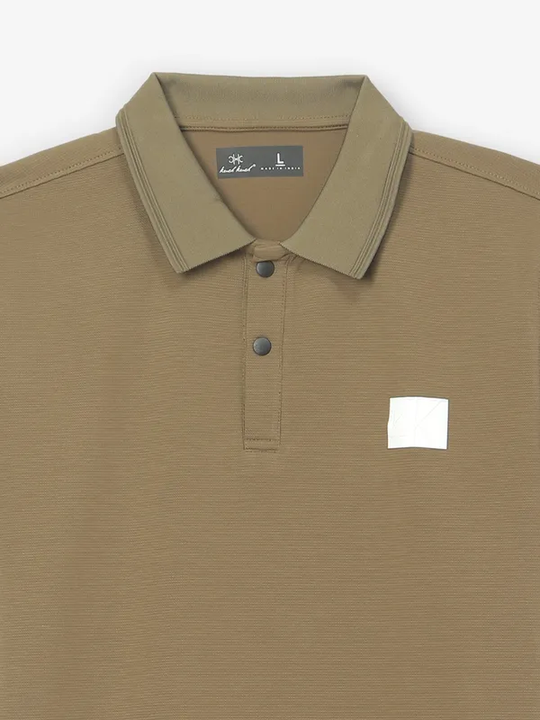 KUCH KUCH cotton men t-shirt in olive